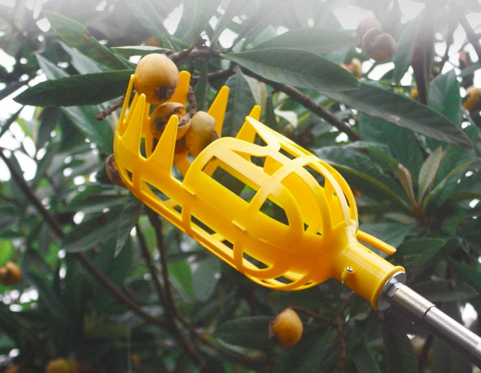 Metal fruit picker