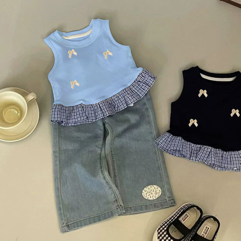 Vest Top Girls' Western Style