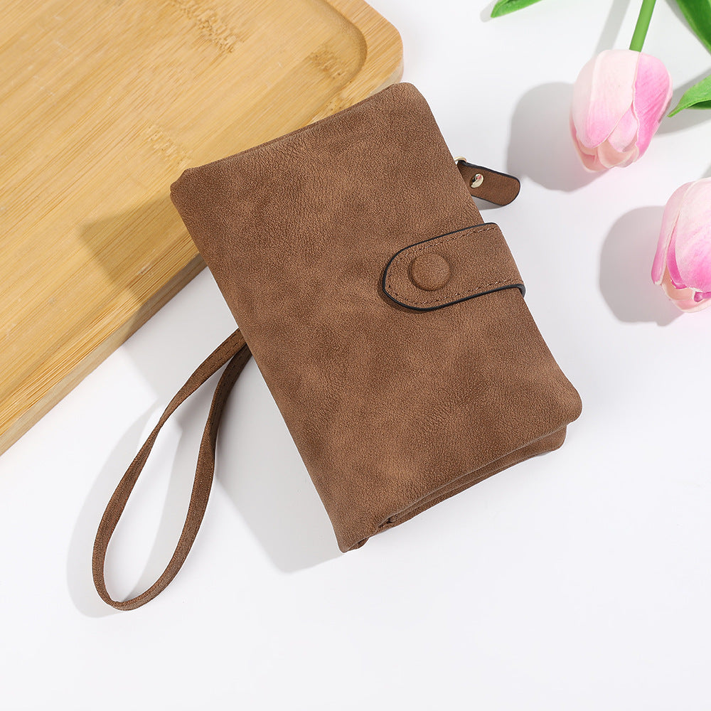 Soft Leather Off Multi-slot Wallet And Coin Purse