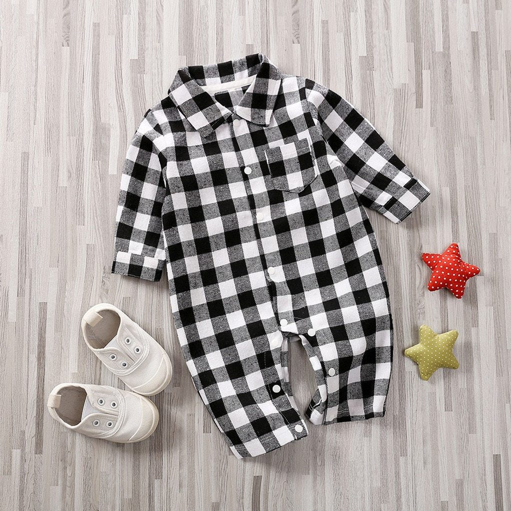 Baby striped plaid