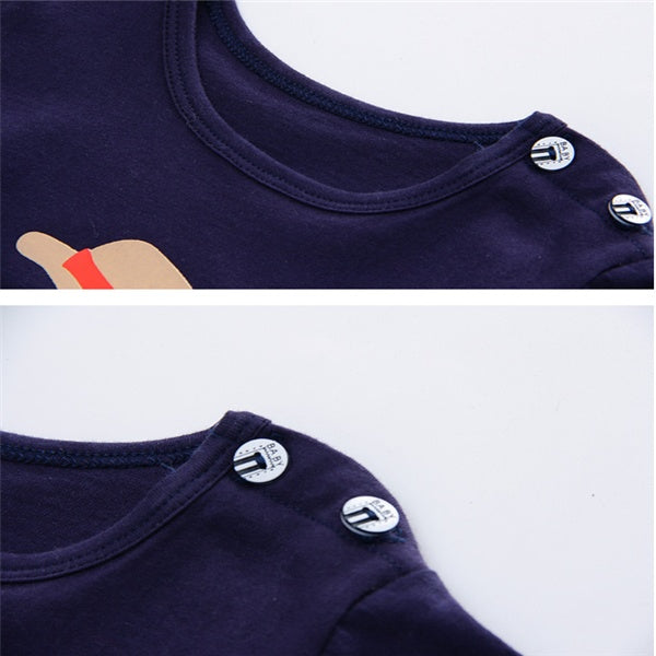 Cartoon Clothing Baby Boy/Baby Girl Casual Clothing Sets
