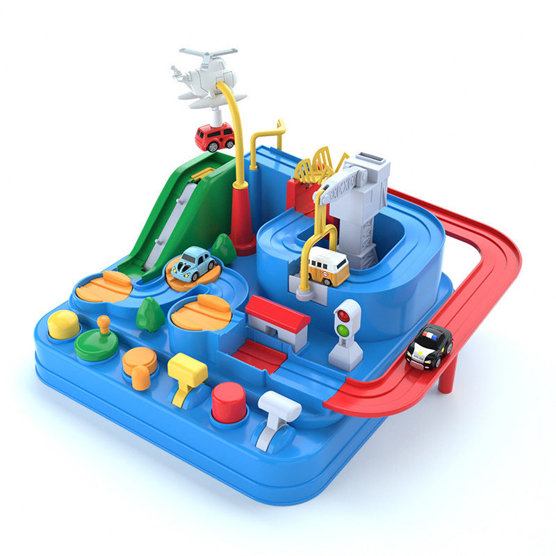 Big Adventure Parking Lot Rail Car Toy