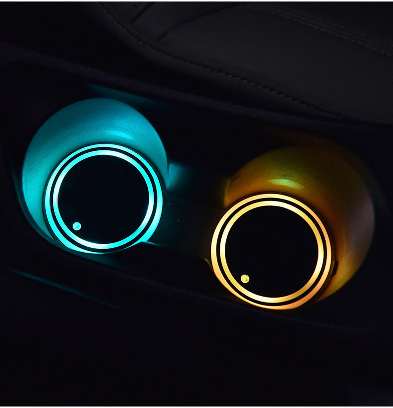 Colorful Cup Holder LED Light and Light For Car Automatically