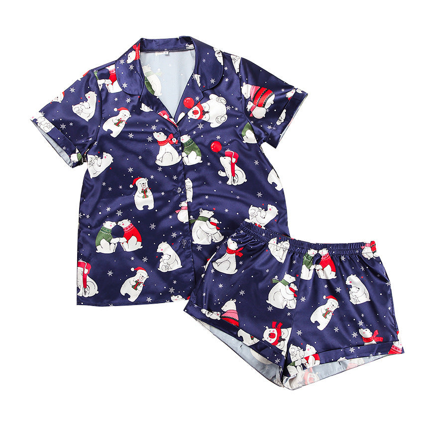 Pajamas Set For Women Christmas Print