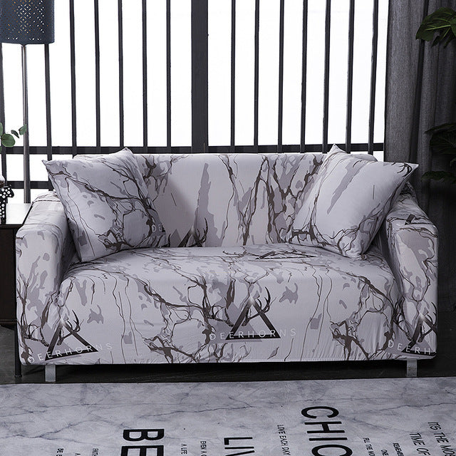 Printed cushion sofa cover