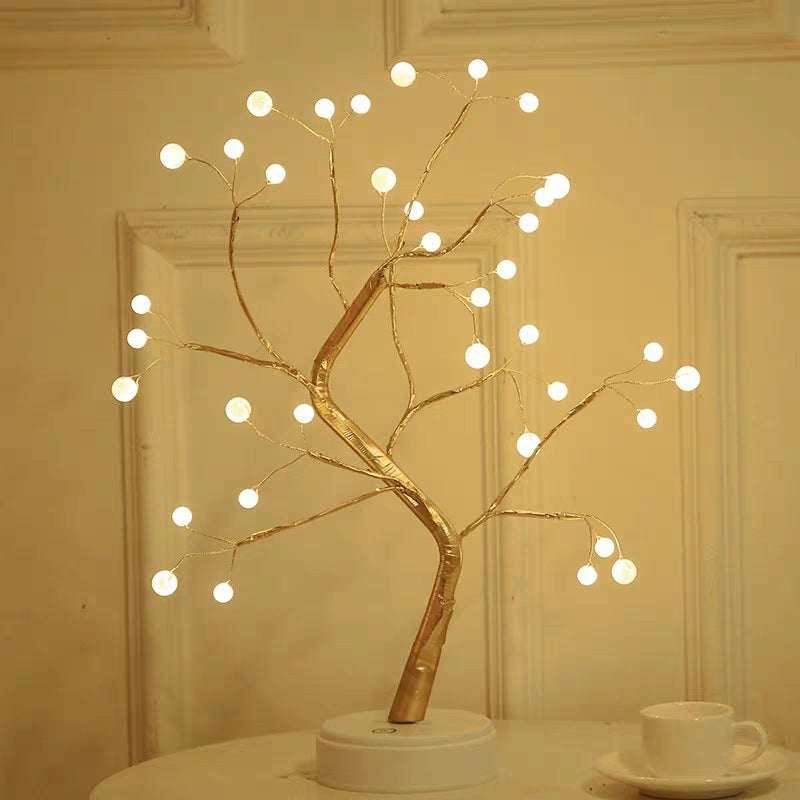 Wire Light Bedroom