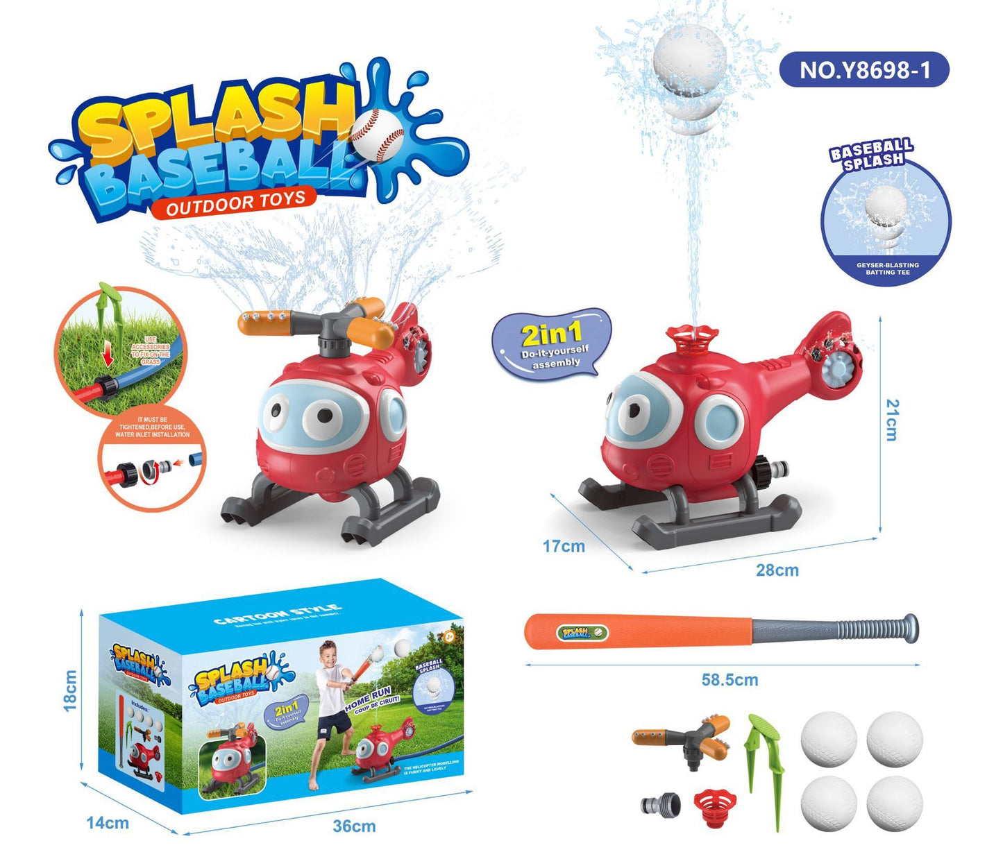 Sprinkler Outdoor Water Spray Toy Garden