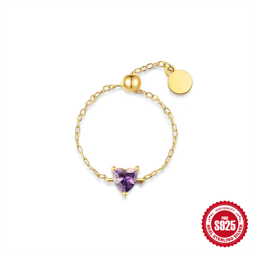 Loving Heart In Sterling Silver