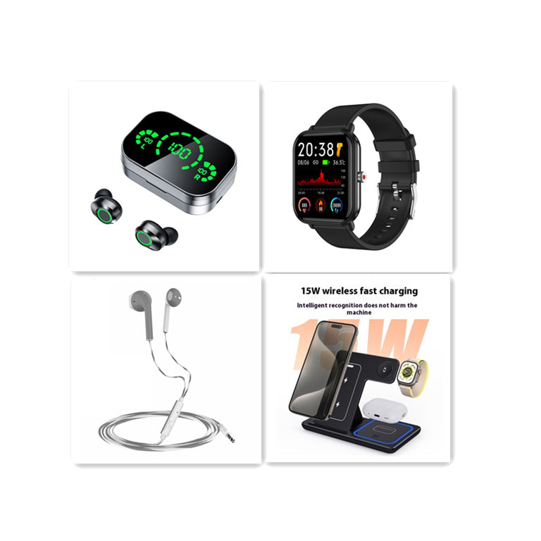 Wireless Bluetooth Headset Screen Smart Digital Display