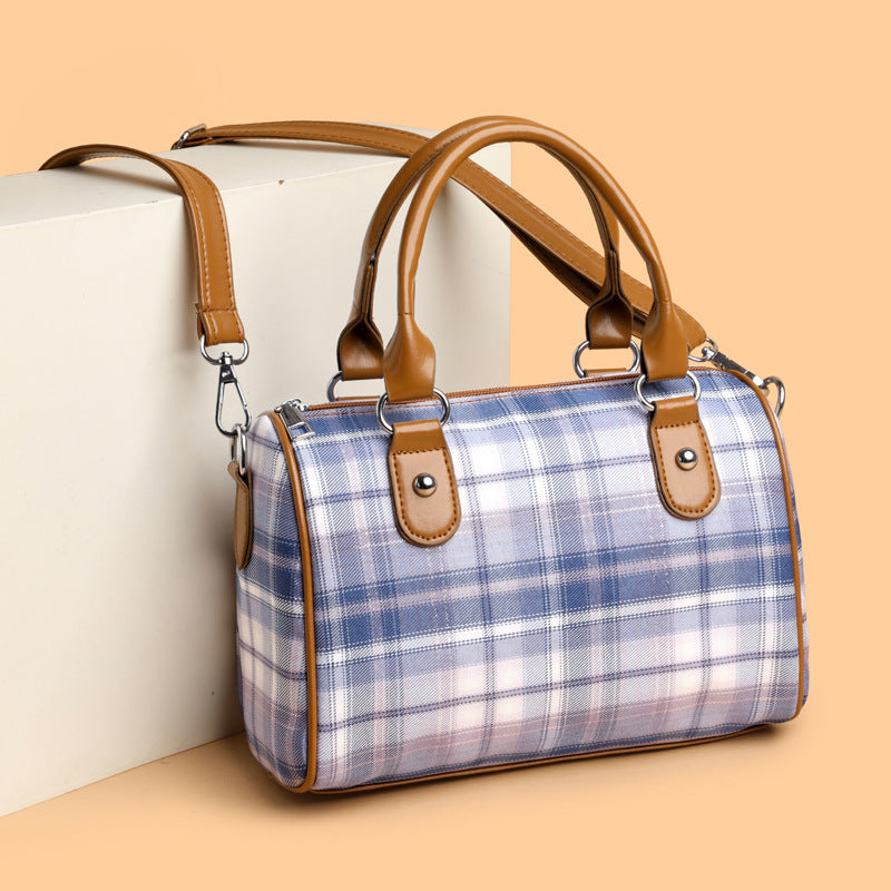 Style Round Barrel Shoulder Bag