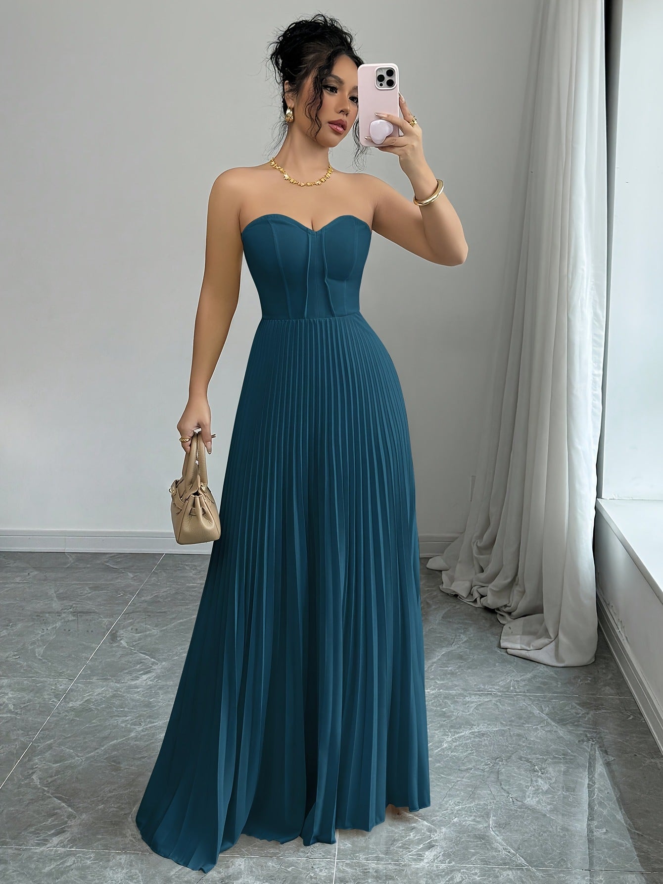 Women's French Tube Top Elegant Dress