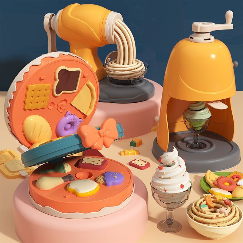 Colored Clay Noodle Maker Handmade Toys