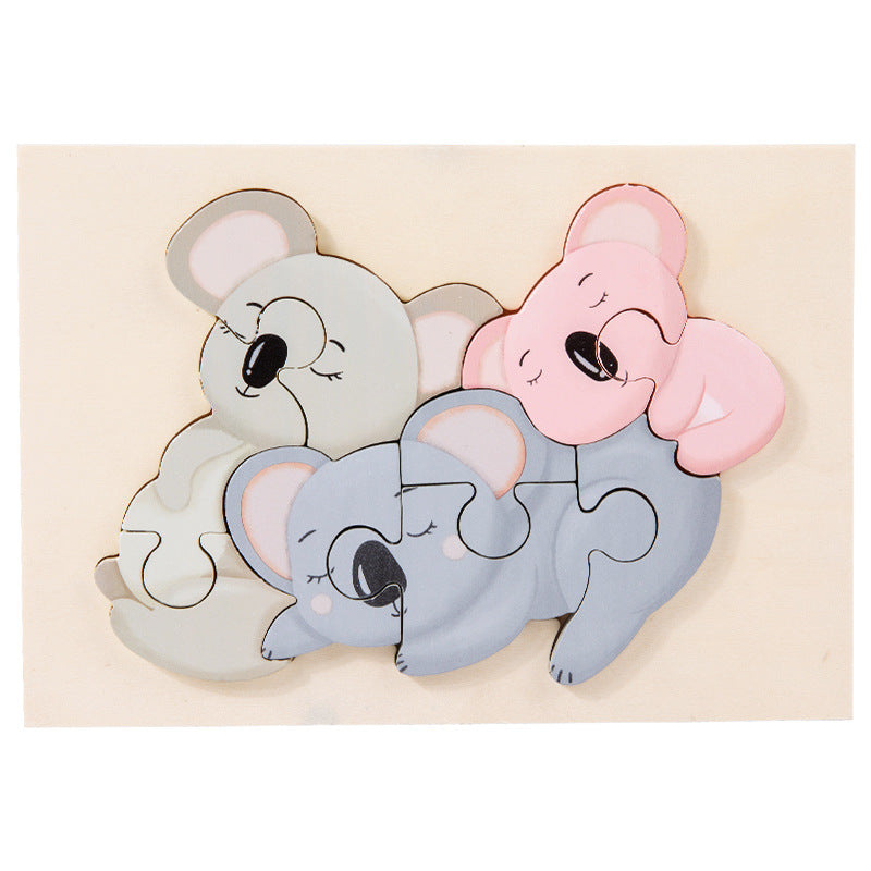 Animals Puzzle Blocks Toys