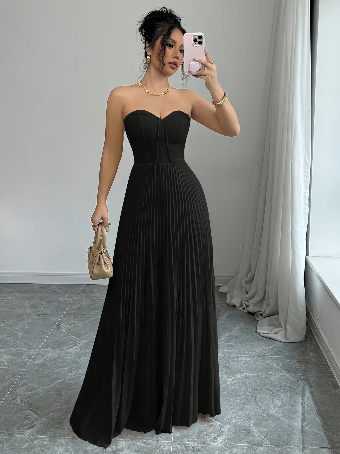 Women's French Tube Top Elegant Dress