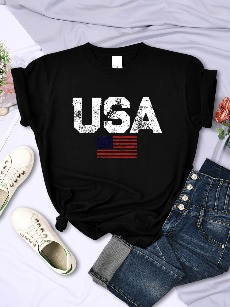 American Letters American Stars And Stripes Printed
