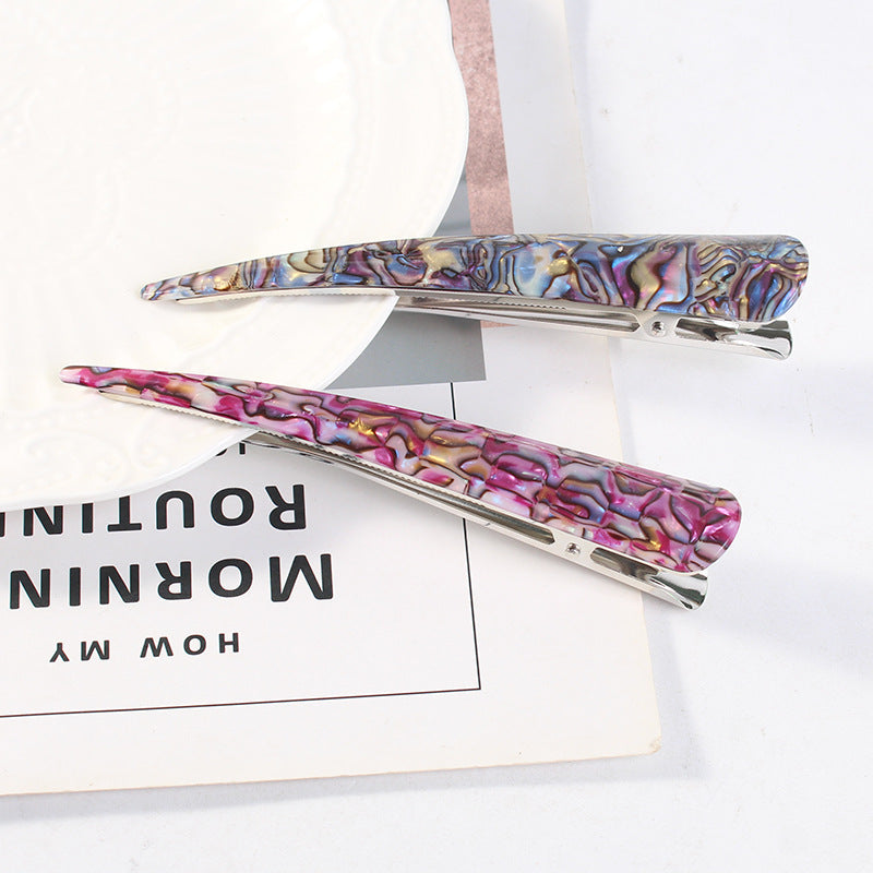 Acrylic Metal Hair Clips