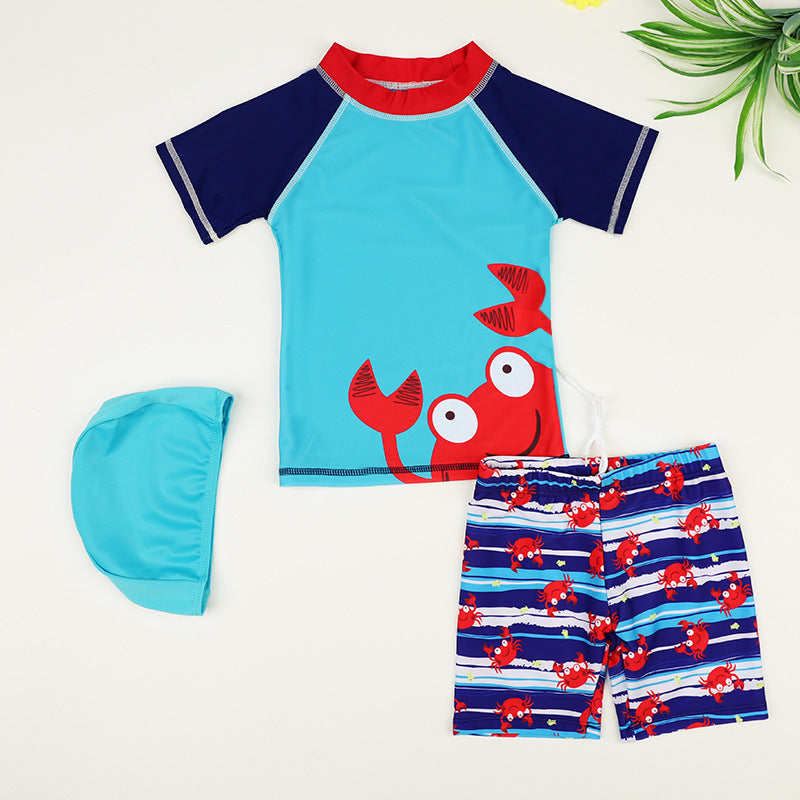 Swimsuit Cartoon Quick-drying Boy Swimwear
