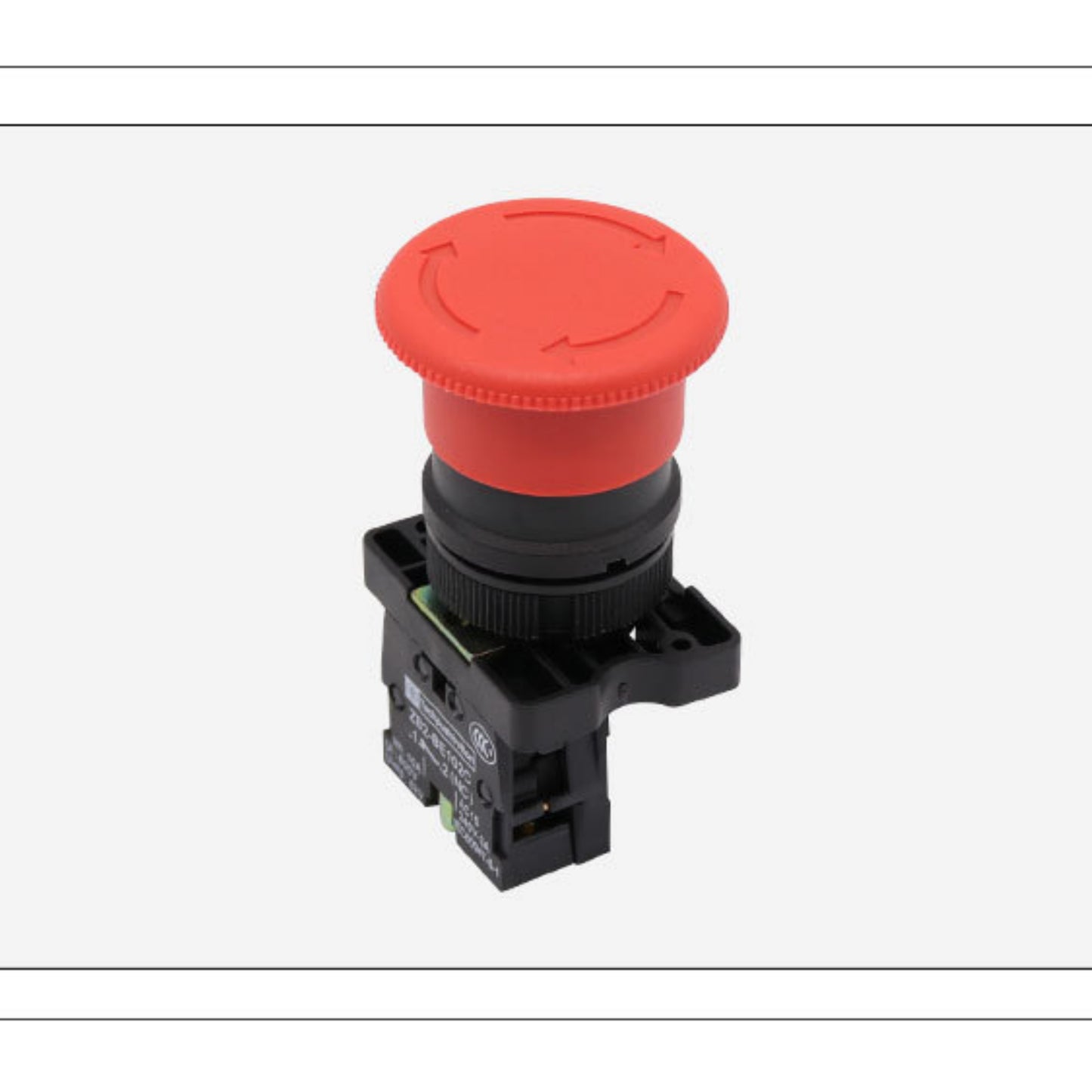 Plastic Mushroom SCRAM Button Button