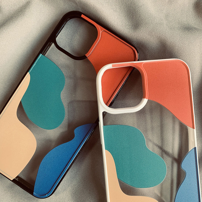 Color Block Contrast Mobile Phone Cases