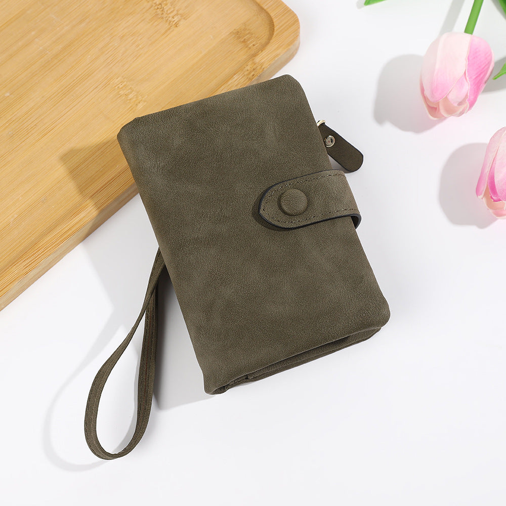 Soft Leather Off Multi-slot Wallet And Coin Purse