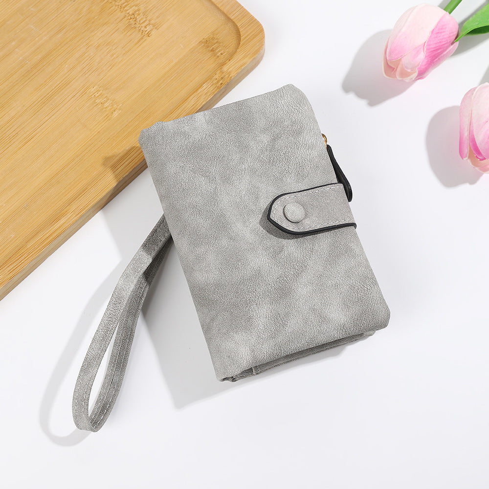 Soft Leather Off Multi-slot Wallet And Coin Purse