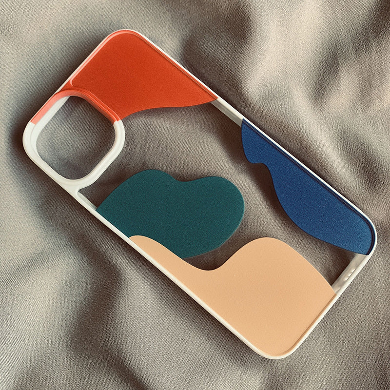 Color Block Contrast Mobile Phone Cases