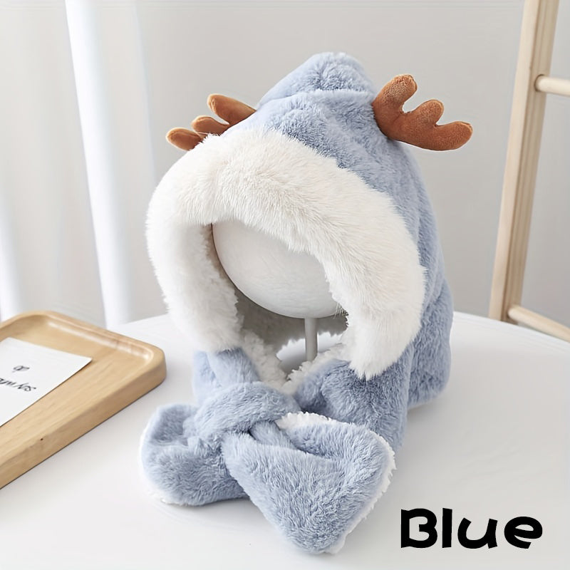 Cute Deer Hat Plush Rabbit Ear
