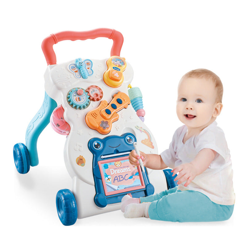 Children's Educational Toys Musical Walker Trolley