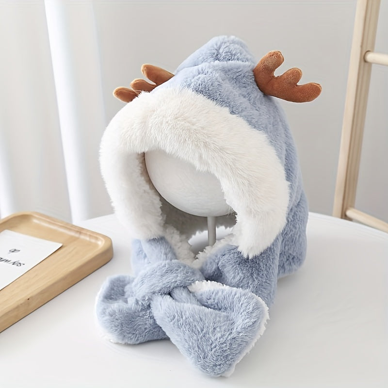 Cute Deer Hat Plush Rabbit Ear