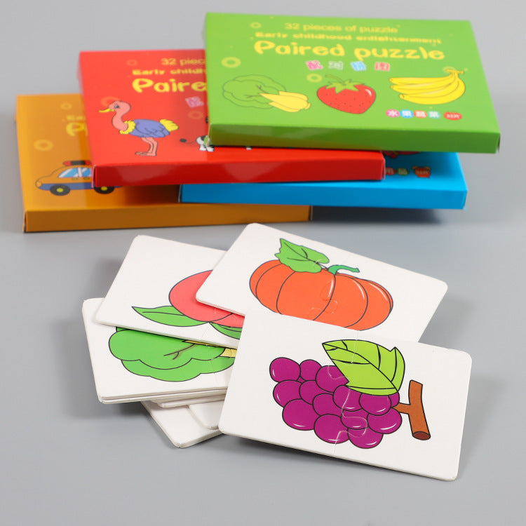 Cartoon Educational Toys Matching Puzzle
