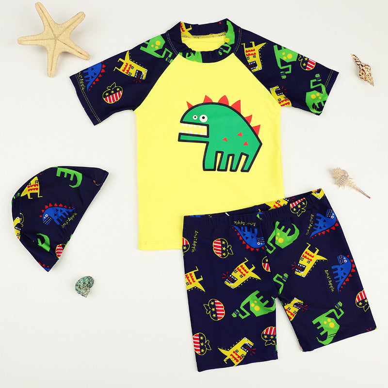 Swimsuit Cartoon Quick-drying Boy Swimwear