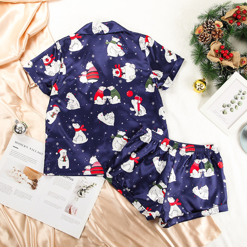 Pajamas Set For Women Christmas Print