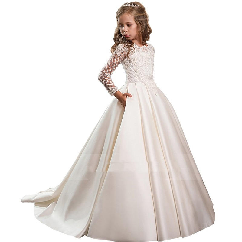 Long Sleeve Dresses Champagne