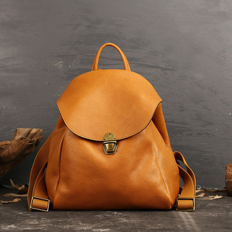 Leather Vintage Casual Backpack