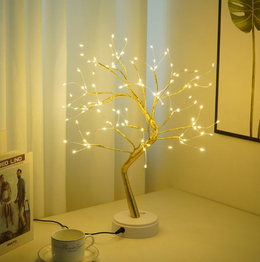 Wire Light Bedroom