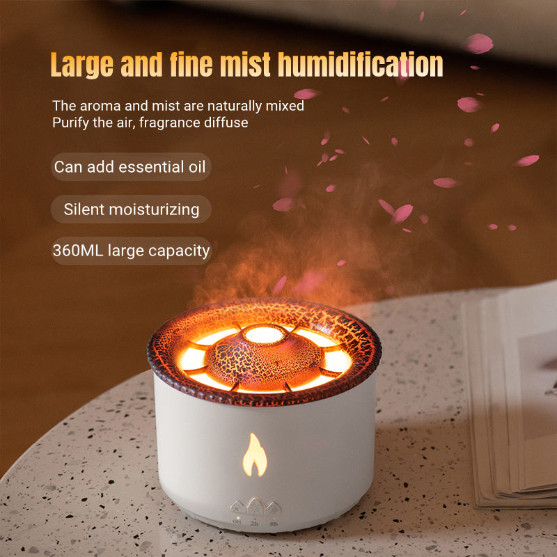 New Air Flame Humidifier Diffuser