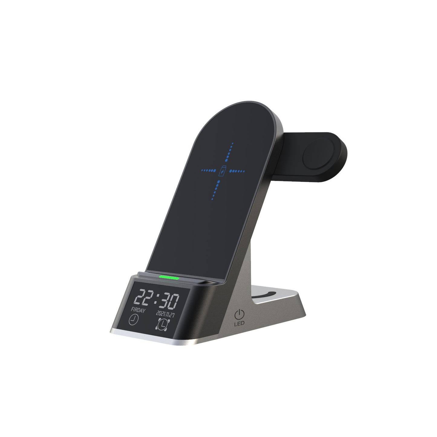Multifunctional Wireless Charging With Alarm Clock