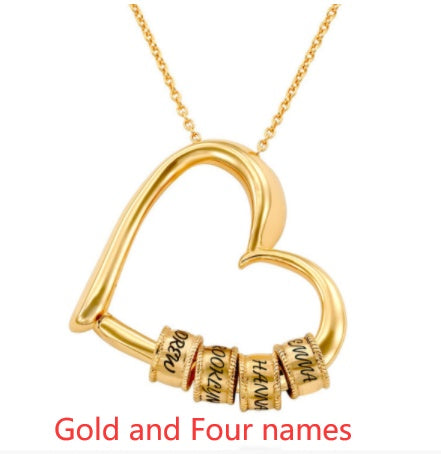 Personalized Heart Necklaces