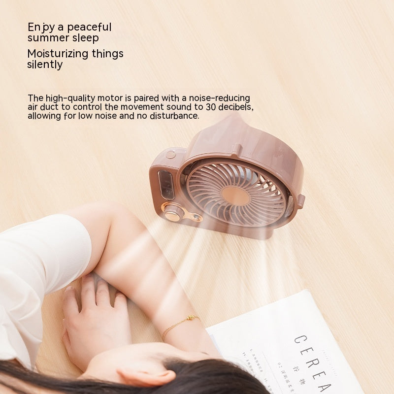 Desktop Spray Humidifier Mini Fan