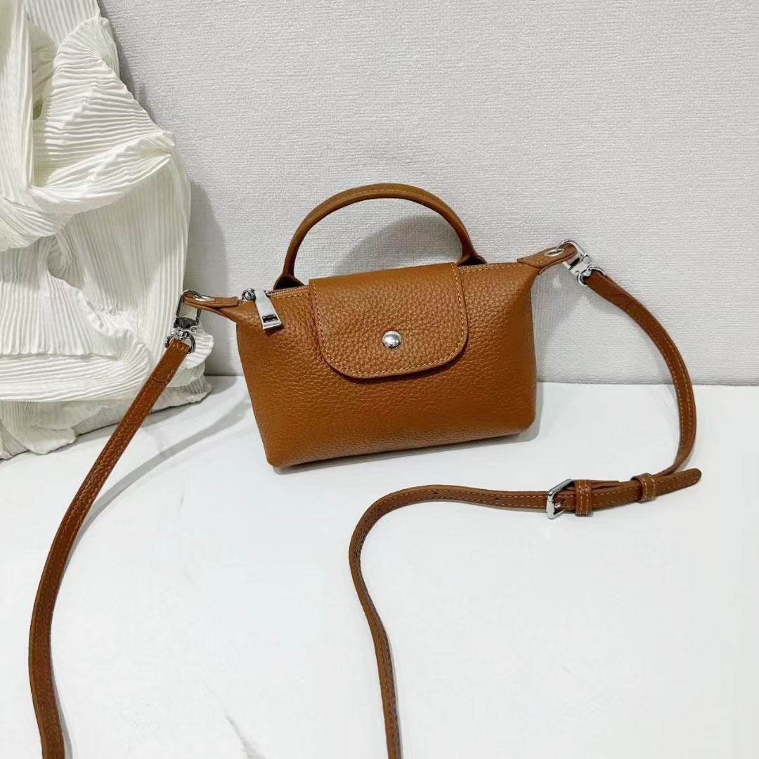Leather Niche Crossbody Phone Bag