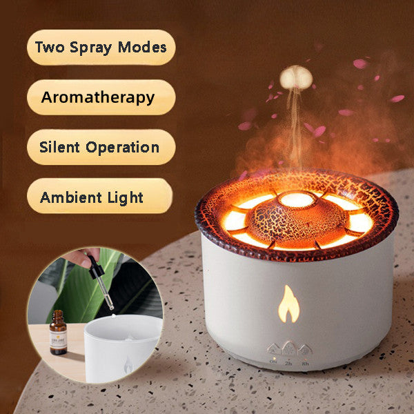 New Air Flame Humidifier Diffuser
