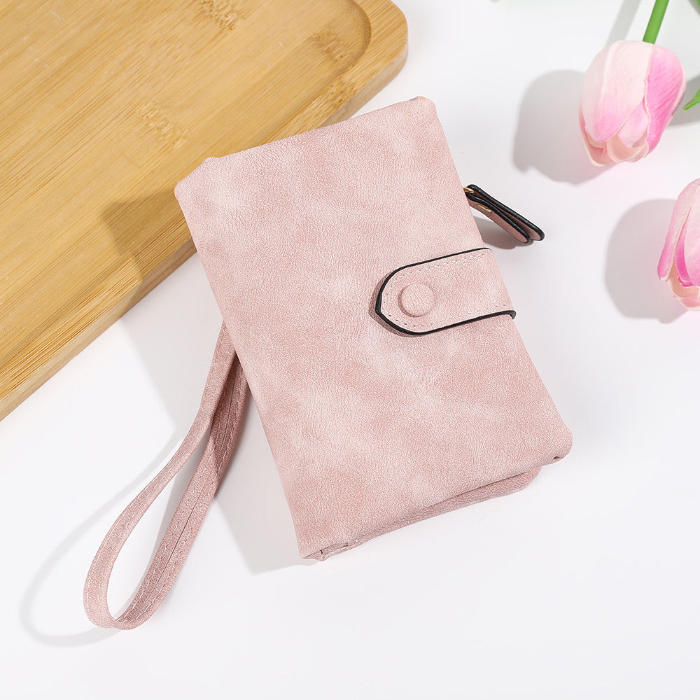 Soft Leather Off Multi-slot Wallet And Coin Purse
