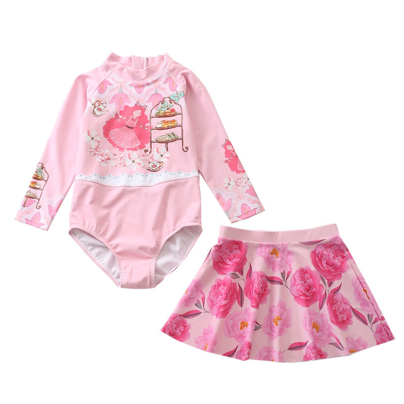 Children's Mermaid One Piece Swimwear