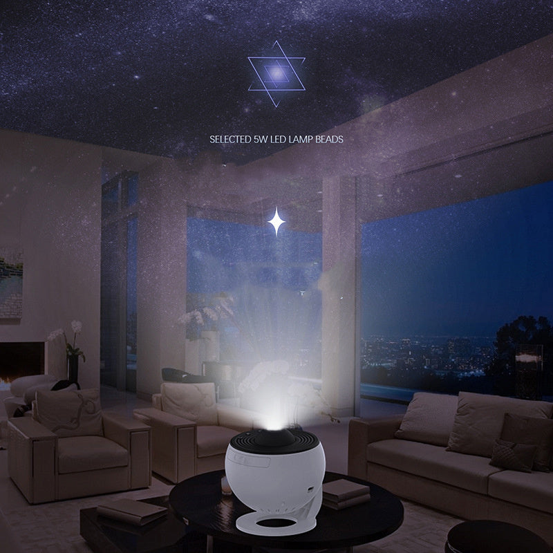 Night Light Galaxy Projector For Bedroom