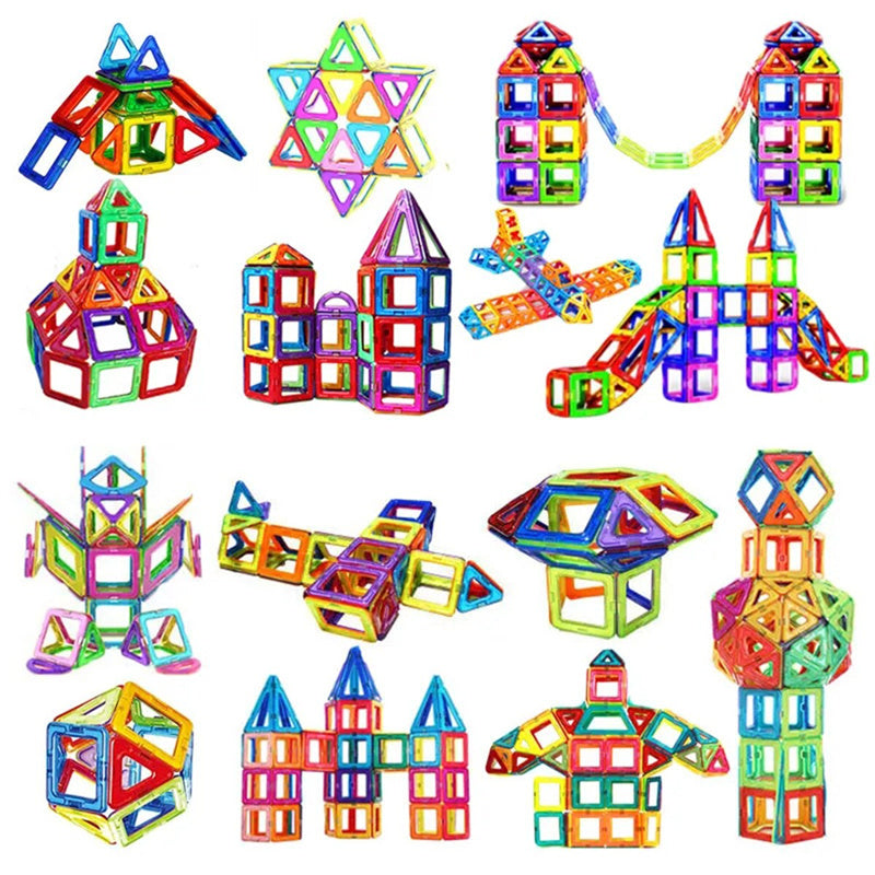 Blocks DIY Magnets Toys For Kids Set Gifts For Children