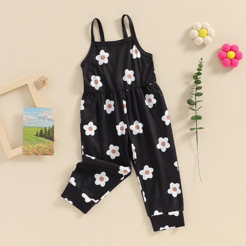 Jumpsuit Floral Print Full Printed