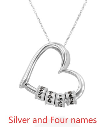 Personalized Heart Necklaces