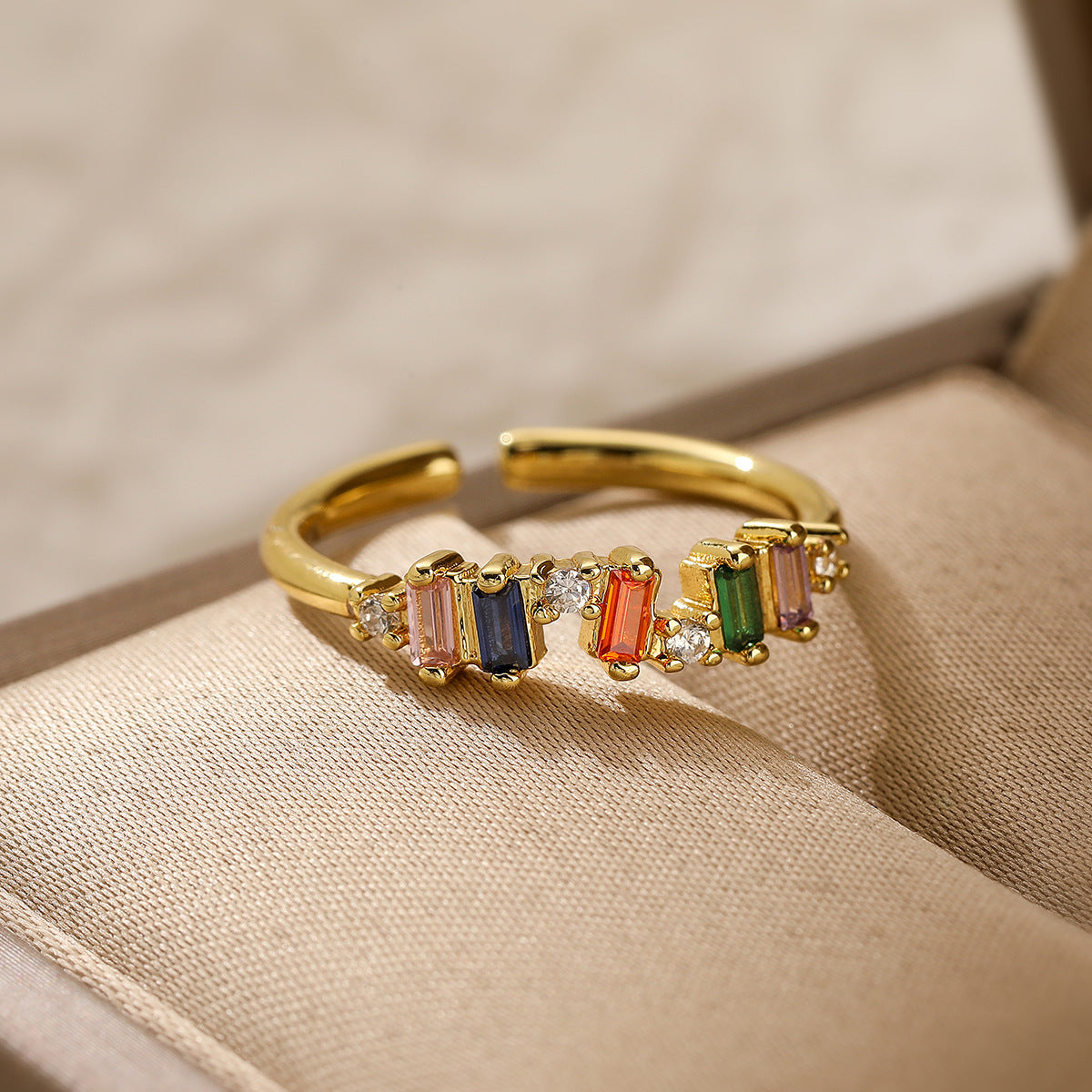 Copper Luxury Fashion  Real Gold Zircon