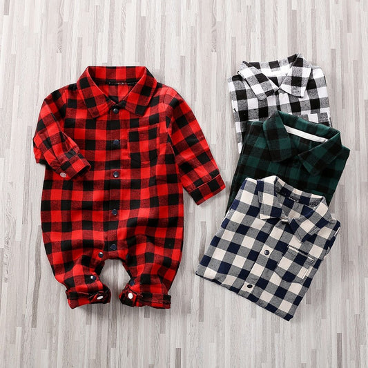 Baby striped plaid