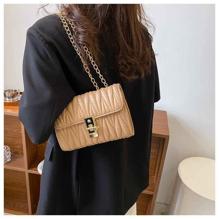 Square All-match Simple Chain Shoulder Bag